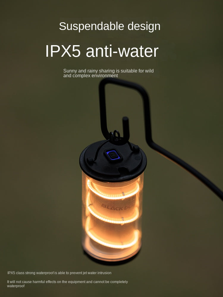 Blackdog ENTERNAL DAY Pocket Flashlight Portable Ultralight 2 in 1 Flashlight Lantern Detachable Atmosphere Lamp Waterproof LED Flash Light USB C Charging