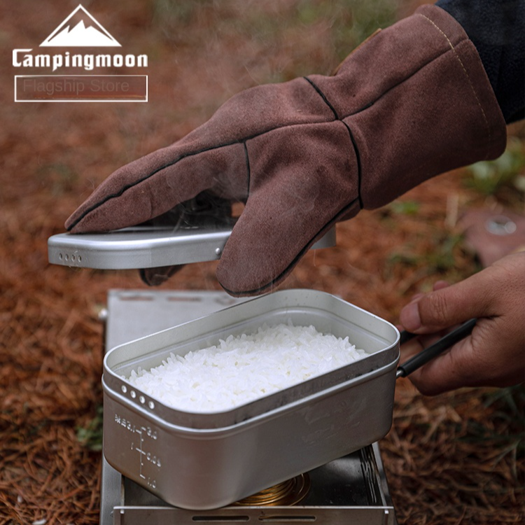 CAMPINGMOON S-1609 H-1609 S-2013 H-2013 Portable Lunch Box Cookware Upgraded Aluminum Alloy Ultralight Utensil Lunchbox Non-Stick Soup Frying Pan Pot