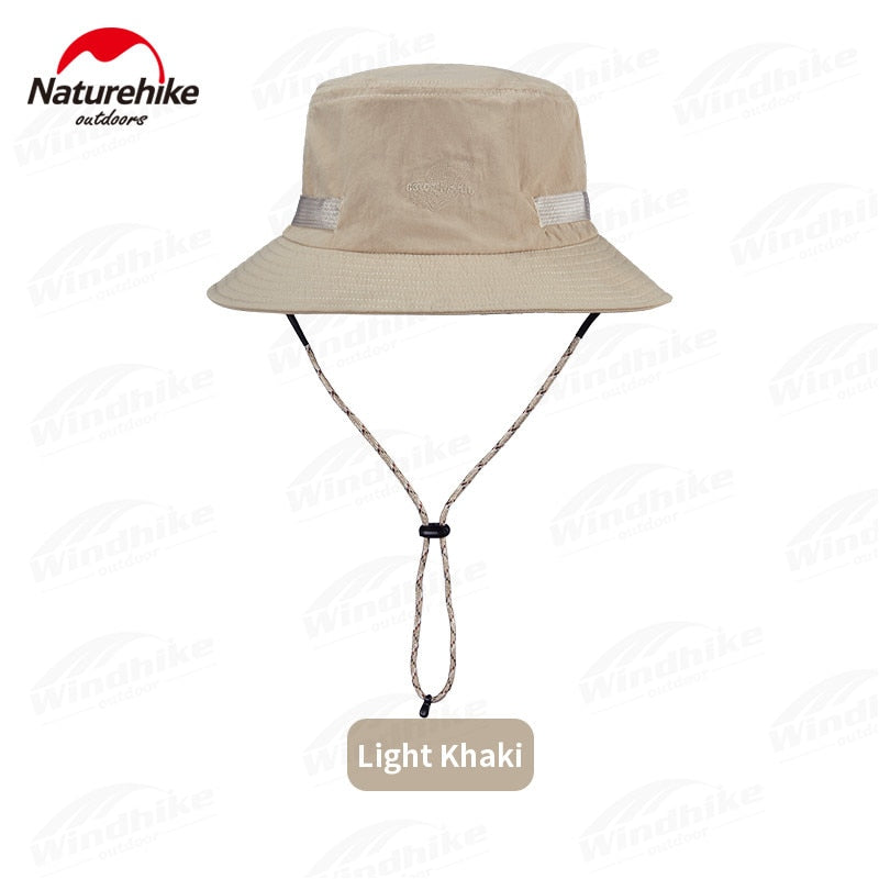 Naturehike Sunscreen Fisherman Hat Portable Lightweight Sun Protection Cap Summer Hat Breathable Bucket Hat Unisex Style UPF50+ Camping Fishing