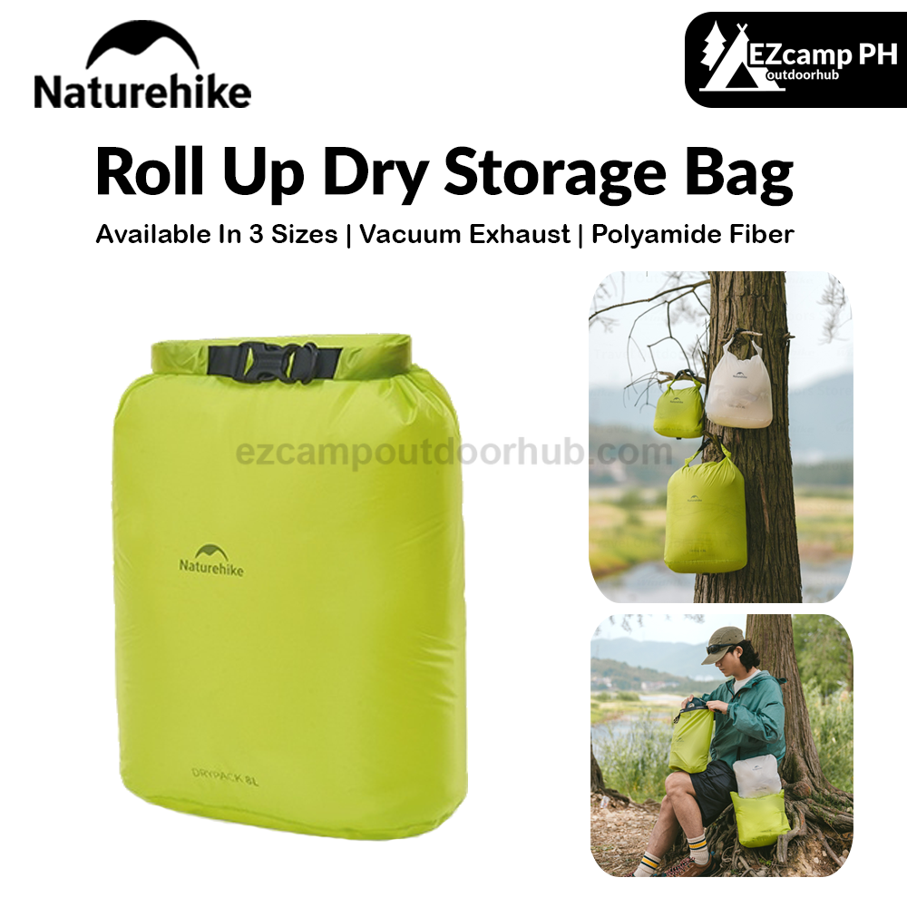 Naturehike Roll Up Dry Storage Bag Roll Top Ocean Pack Waterproof Moisture-Proof Tear Resistant Durable Vacuum Exhaust Compression Expansion