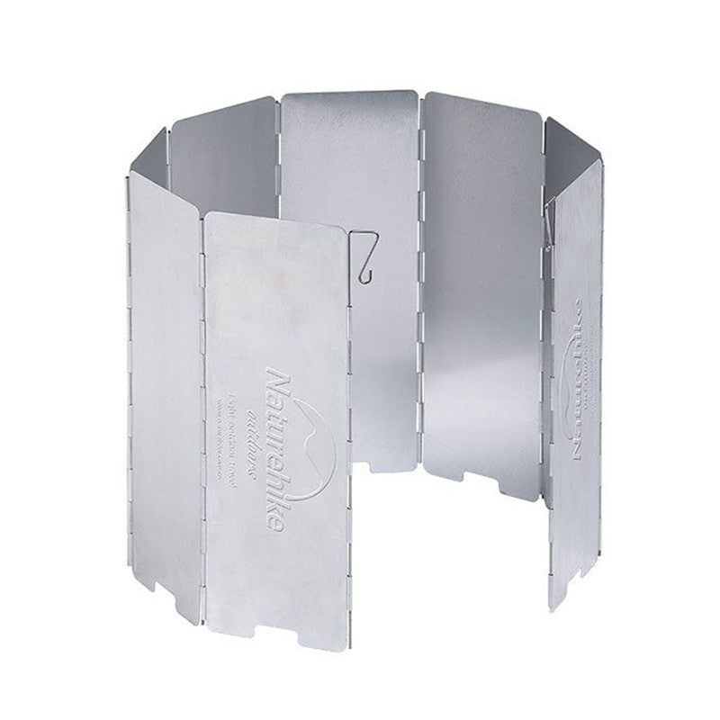 Naturehike Slice Plates Aluminum Alloy Outdoor Cooking Windshield Wind Screen Shield Breaker Folding Board Gas Stove Fire Cook Windscreen Deflector