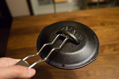 CAMPINGMOON S200 Portable Stainless Steel BBQ Grill Grate Lifter Rust Resistant Barbecue Oudoor Cooking Grid Lifter Gripper Special Pick Grill Clip