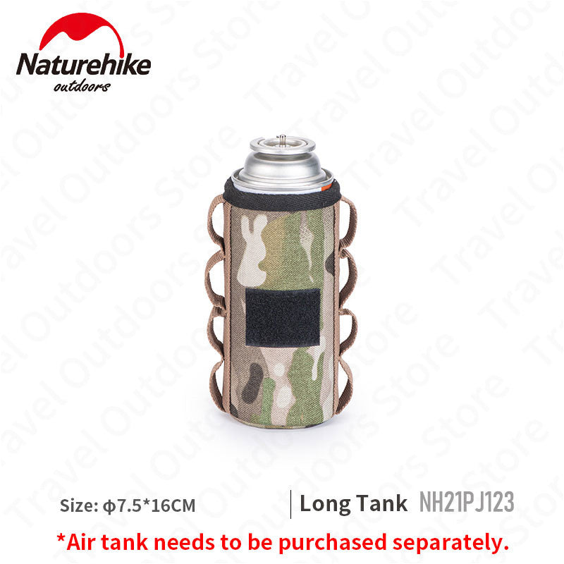 Naturehike Camouflage Air Tank Cover Ultralight Gas Butane Tank Protect Cover for 230g 250g 450g Tissue Box Outdoor Accessories Tool Camouflage Color