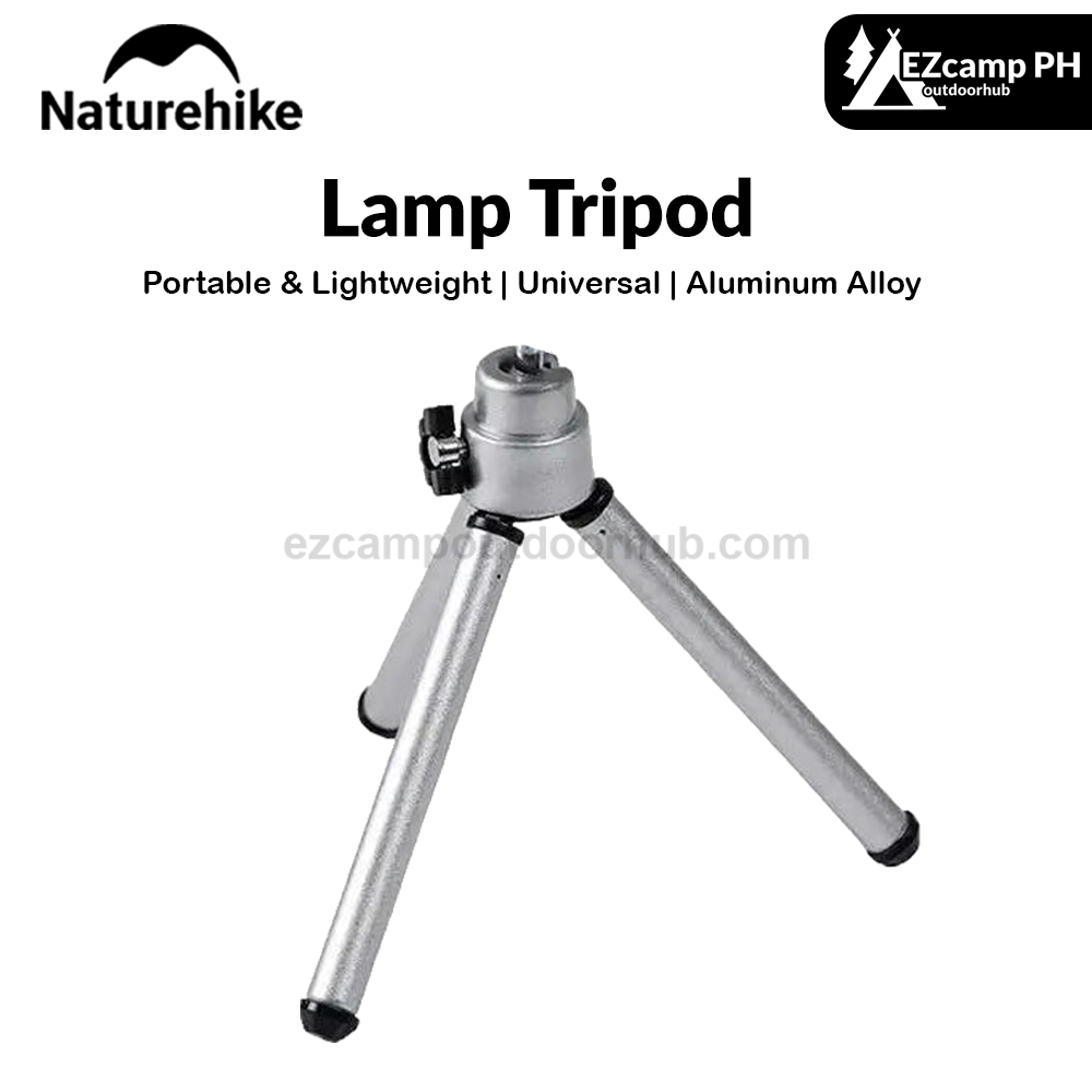 Naturehike Lamp Tripod Portable Lightweight Universal Lantern Light Stand Aluminum Alloy Mount Bracket