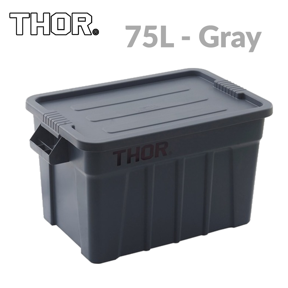 THOR ® Premium MINI 1L and LIMO 2.5L | 5L | 22L | 53L | 75L Stackable Storage Box with Lid Outdoor Rugged Plastic Boxes Wood Tabletop Stand Bracket