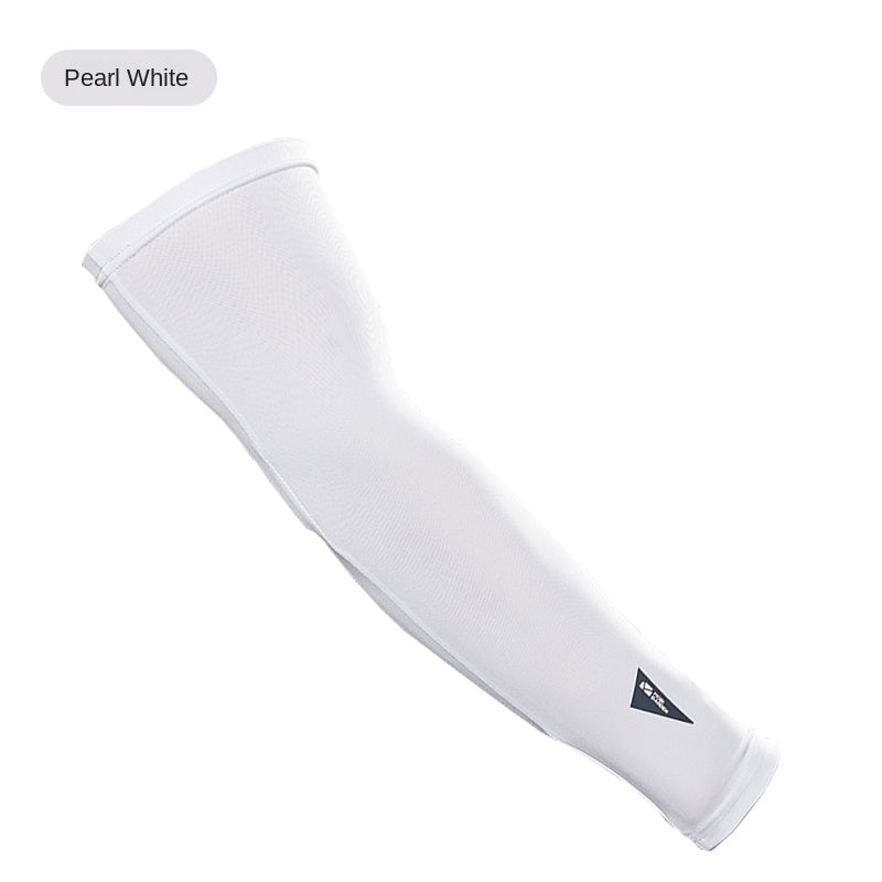 Mobi Garden Sport UV Ice Silk Sleeve Portable Ultralight Multi-Purpose Arm Sleeves Cool Feeling Sunscreen High Elasticity Gloves Straight Style