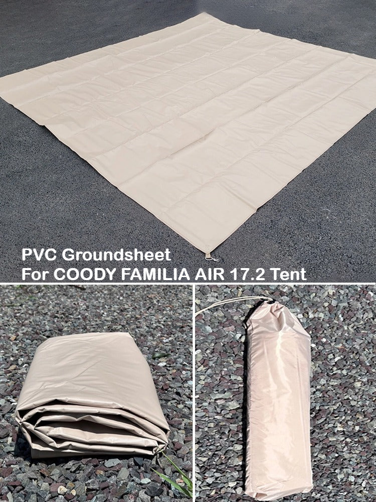 Coody PVC Groudsheet Floor Mat For AIR Inflatable Tent 8.0 10.0 13.6 17.2 Hub Shelter Aurora Dome Portable Ground Sheet Moisture-proof Field Mattress Add-on Accessories