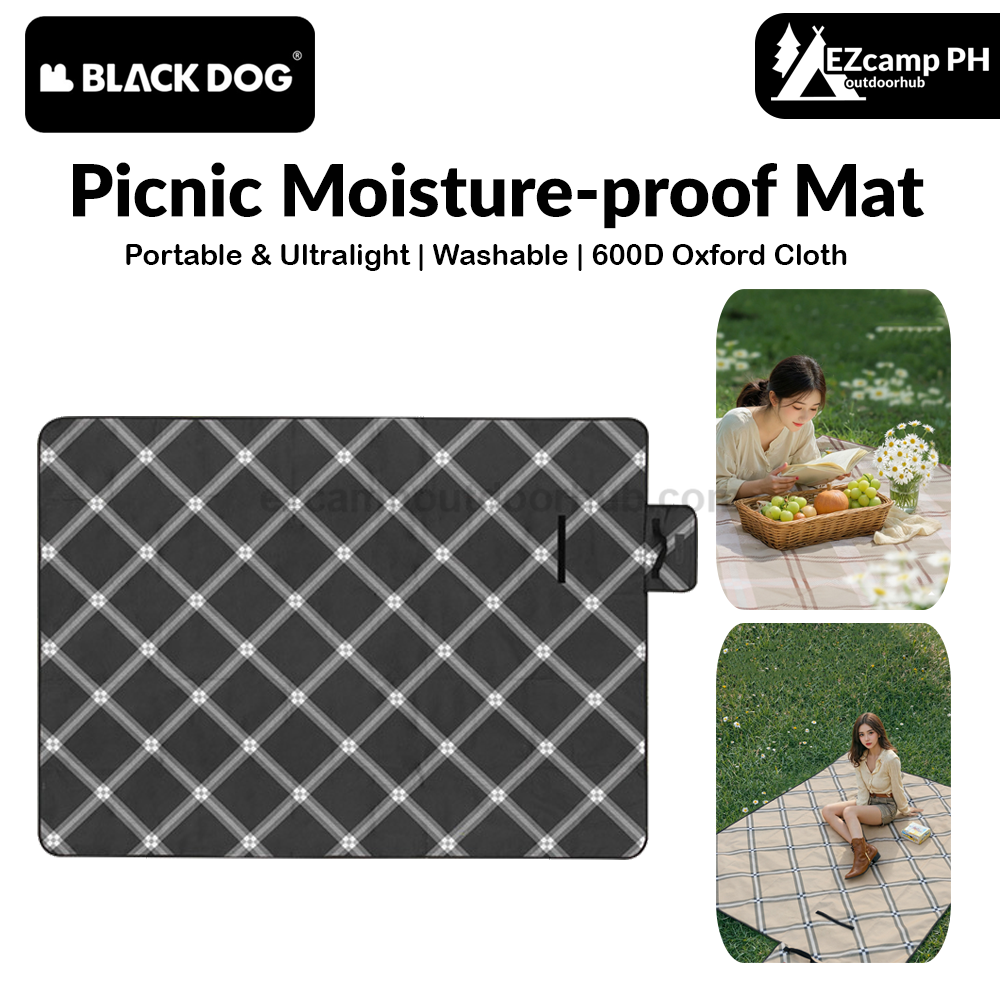 Blackdog Picnic Moisture-proof Mat Portable Ultralight Easy to Carry Design Outdoor Camping Lawn Mat Skin-Friendly Waterproof Dirt Proof Washable Floor Matting