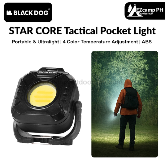Blackdog STAR CORE Tactical Pocket Light Portable Ultralight Multi-function Rechargeable LED Light Emergency Lamp Camping IPX4 Waterproof