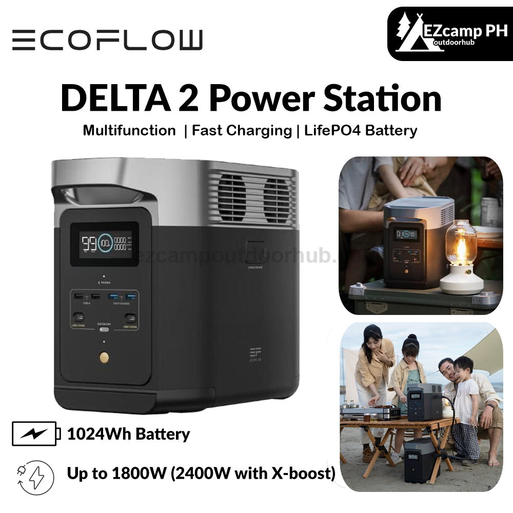 EcoFlow DELTA 2 Power Station Portable Multifunction Large Capacity –  EZcamp Outdoorhub
