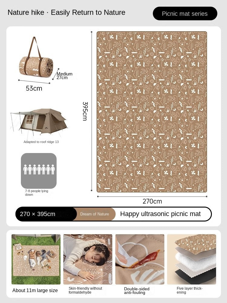 Naturehike Happy Series Mat for Village 6.0 / 13 Add-ons for VILLAGE 6.0 & 13 Tent Interior Moisture Proof Anti-oil Stain Mattress Add-on Accessories