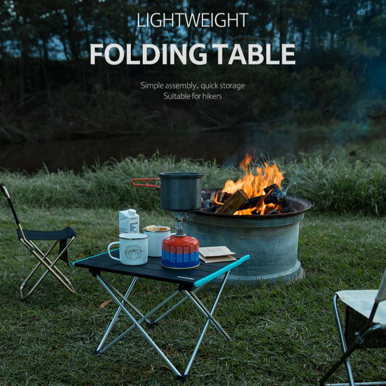 Naturehike FT08 Ultralight Camping Table Portable Folding Outdoor Aluminum Mini Small Large Foldable Camp Heavy Duty Hiking Backpacking Table