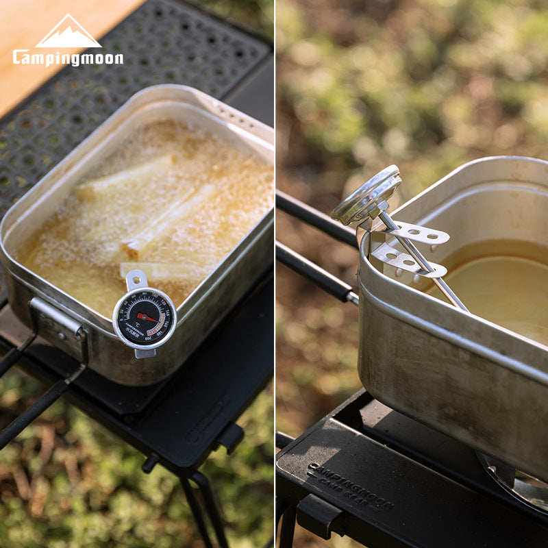 CAMPINGMOON WD-200 Mechanical Thermometer Portable Lightweight Multipurpose BBQ Oil Water Temperature Cooking Baking Precision Food Thermometer