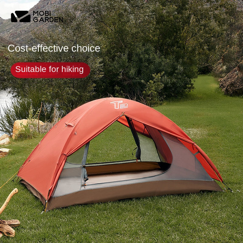Mobi Garden T-Series Camping Tent Outdoor 2-3 Persons Alphine Professional Tent Waterproof Portable Ultralight Breathable 3 Season Double-Layer