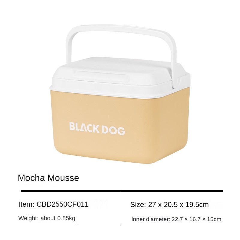 BLACKDOG ICELAND Cooler Storage Box 13L 25L Hot and Cold up to 48H Foods Drinks Ice Outdoor 3 Layer PP EPS Insulation Chest Container 50kg Max Load