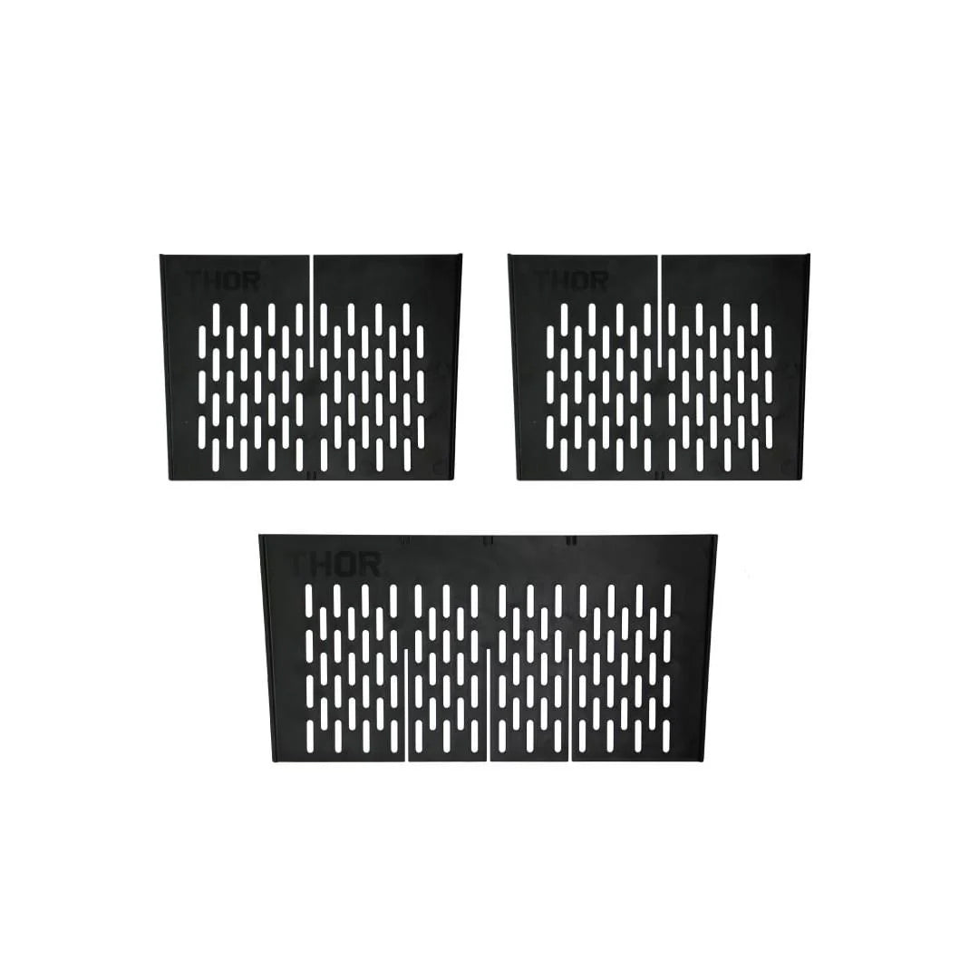 THOR ® Premium MINI 1L and LIMO 2.5L | 5L | 22L | 53L | 75L Stackable Storage Box with Lid Outdoor Rugged Plastic Boxes Wood Tabletop Stand Bracket