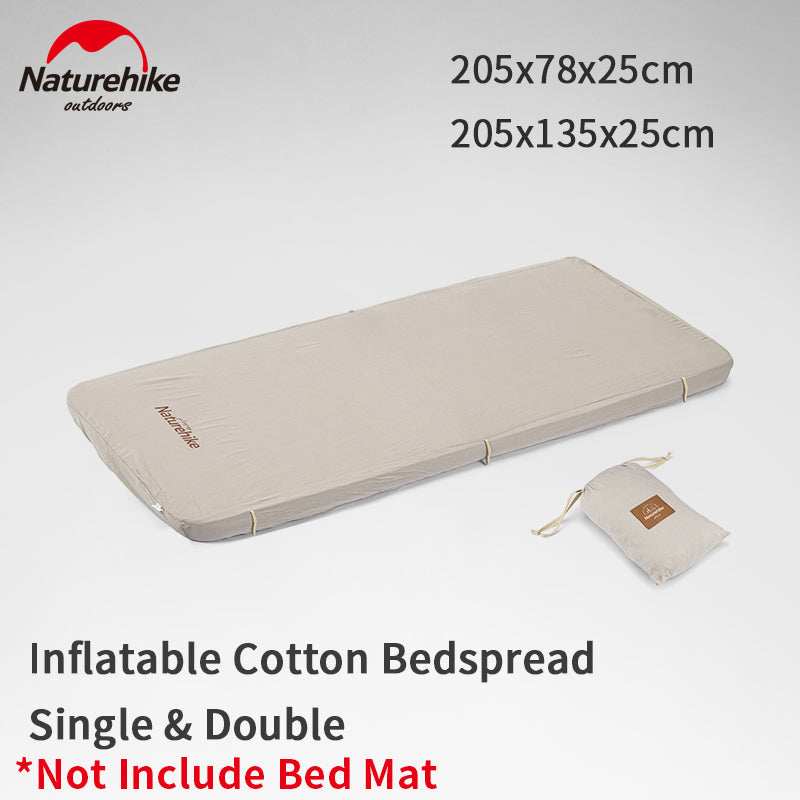 Naturehike Cotton Air Mat Bedspread 1-2 Persons Cotton Moisture-Absorbing Highly Durable Breathable Mattress Dust Cover Air Cushion Pad Bedroom Rest