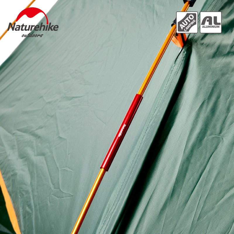 Naturehike Tent Emergency Pipe Repair Kit Set Portable Lightweight 4pcs Red Aluminum Alloy Single Rod First Aid Repair Pipe Splint Tube 13mm Diameter