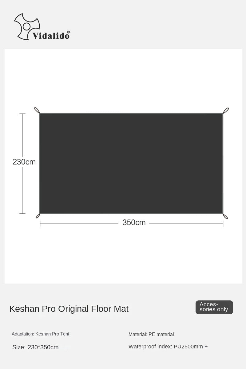 Vidalido AN SAAN Series M PRO Villa Tent Portable 4-6 Person Cabin Style Tent Large Space Three Dimensional Ventilation Outdoor Camping Waterproof