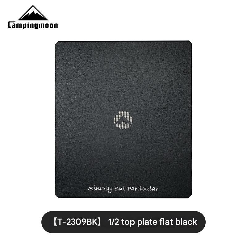 CAMPINGMOON Multi-Purpose Portable Folding Table Black Iron Stainless Steel Stackable Storage Rack Foldable Metal Table Outdoor Camping Hiking Travel Picnic  Heavy Duty Original Camping Moon