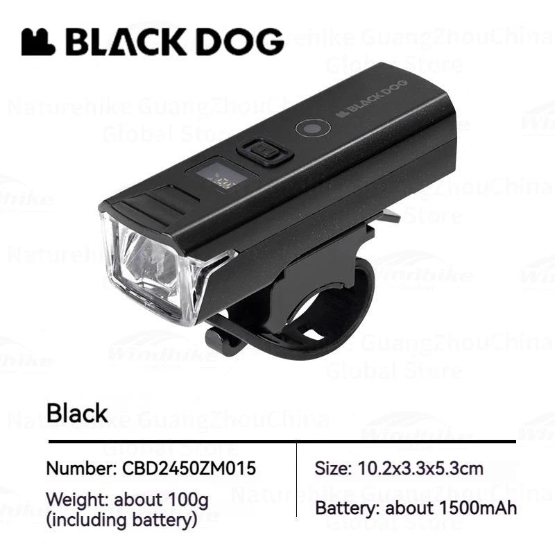 BLACKDOG Outdoor Bike Headlight Strong Night Light Riding Flashlight Induction Sensor Mountain Light USB Rechargeable Waterproof Riding Lamp