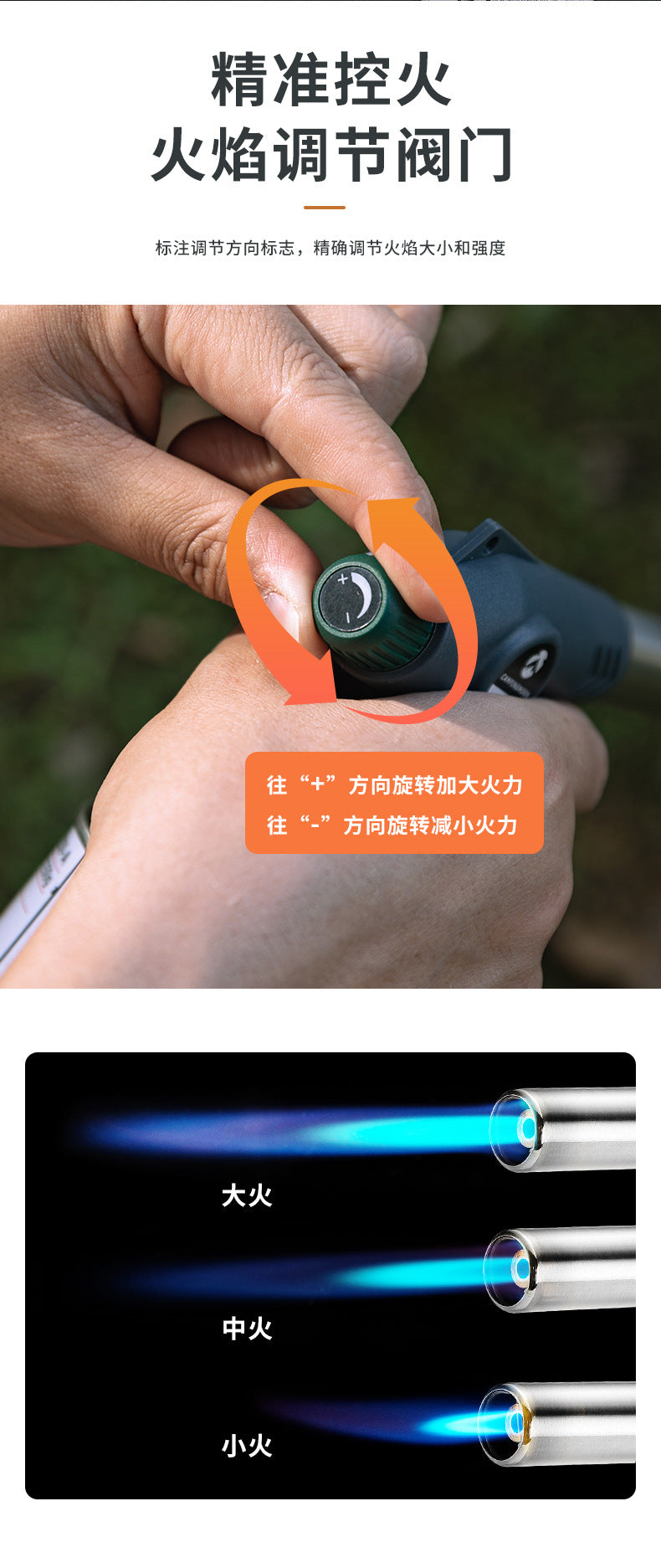 Campingmoon MT-2913-G MT-2913-H High Power Butane Gas Blow Torch Outdoor Portable Charcoal Grill Burner Hand Igniter Cartridge Spitfire Spray Gun