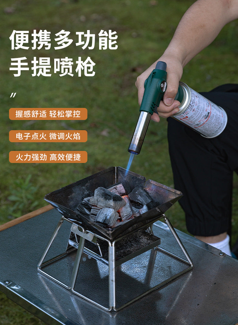 Campingmoon MT-2913-G MT-2913-H High Power Butane Gas Blow Torch Outdoor Portable Charcoal Grill Burner Hand Igniter Cartridge Spitfire Spray Gun