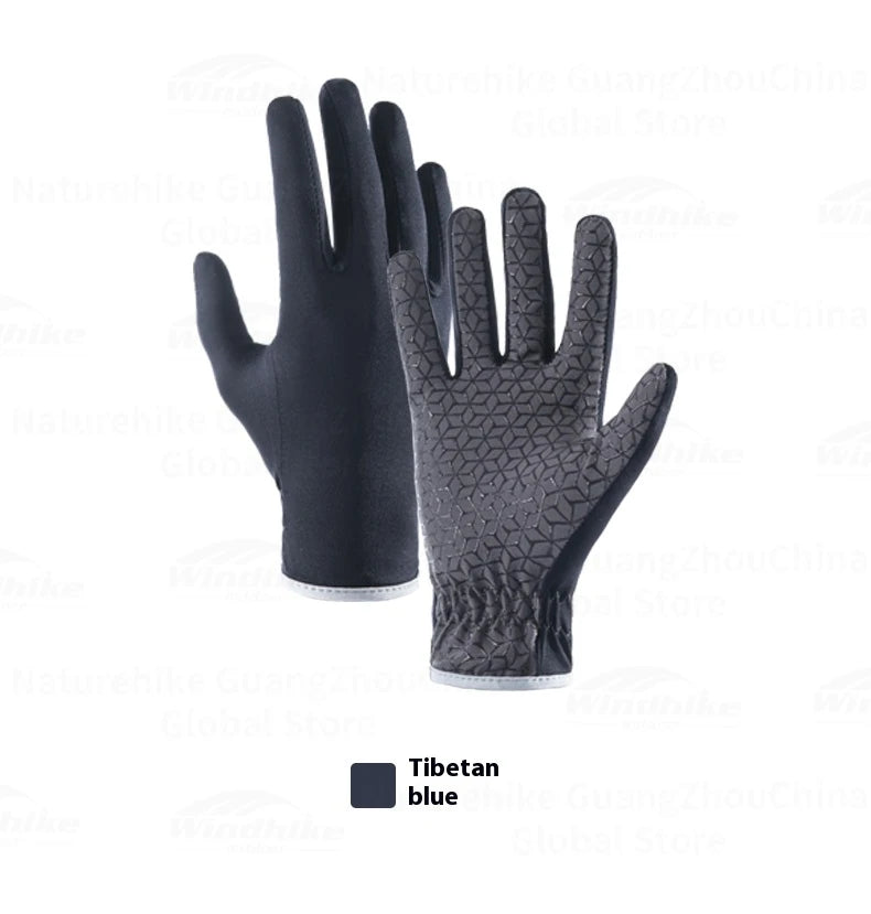 Naturehike Non-Slip Gloves Portable Unisex Outdoor Sunscreen Thin Touch Screen Breathable Gloves For Running Sports Hiking Mountaineering