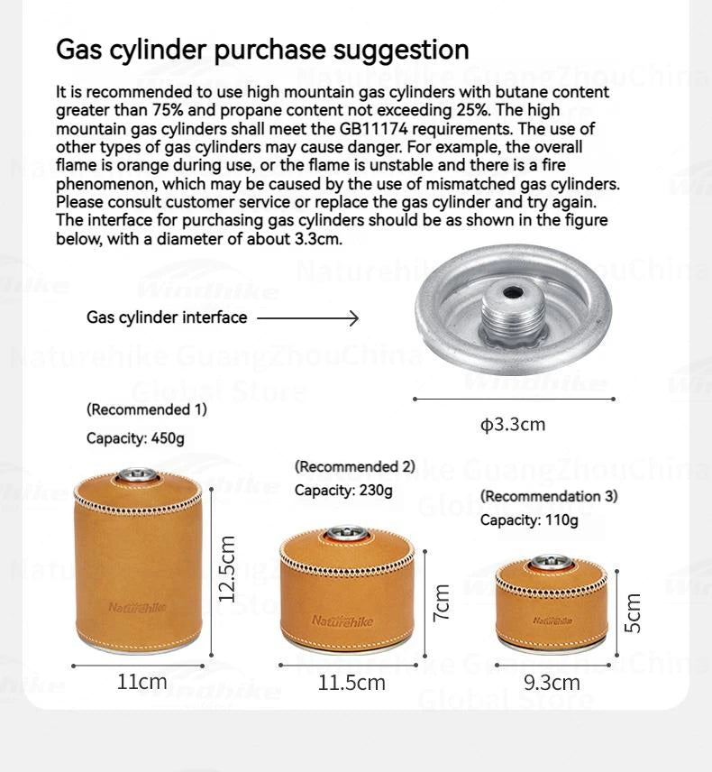 Naturehike DARK STAR Three Head Stove Camping 3300W High Power IGT Gas Stove Portable Foldable Ultralight Burner Furnance Cooker Heater Outdoor