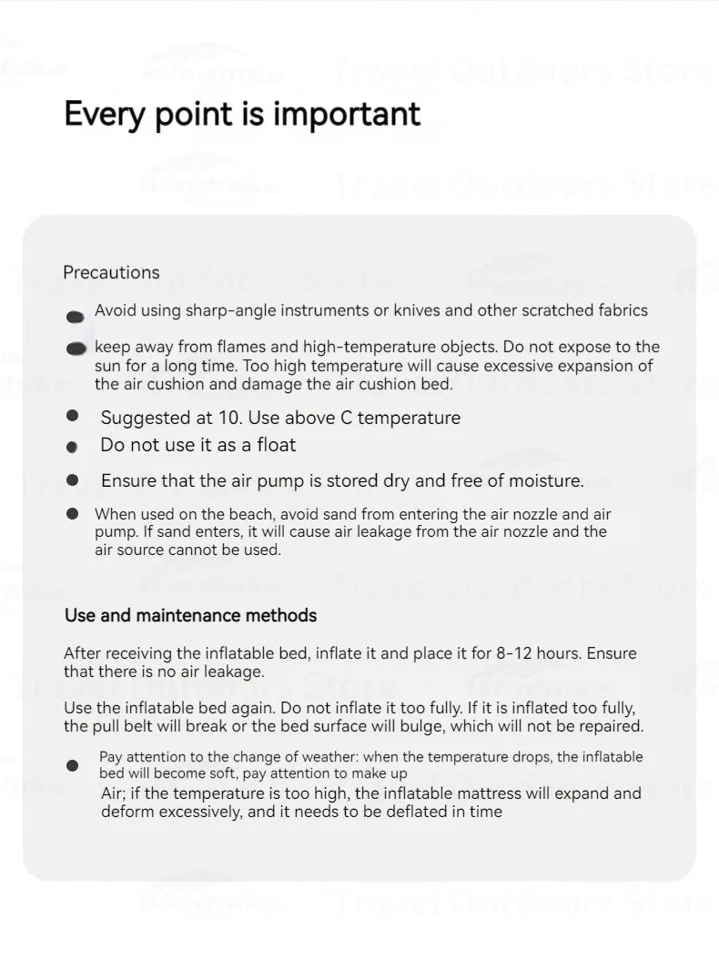 Naturehike Inflatable Air Mat Outdoor Double Mattress Tent Sleeping Pad Tourist Inflating Bed With 4 in 1 Built-in Pump Camping Hiking Picnic Beach Travel Heavy Duty Original Nature Hike