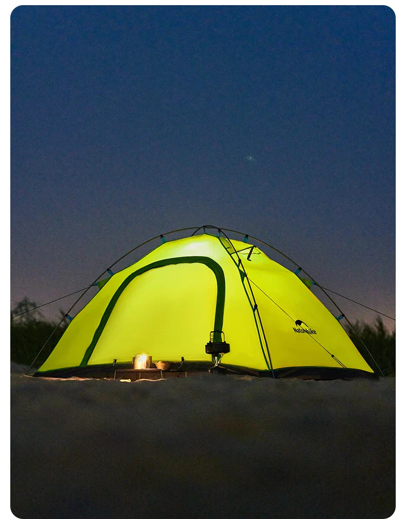 Naturehike P Series Single Deck Tent Portable Ultralight Foldable Single Layer 1-2 Persons UPF 40+UV Resistant Waterproof Camping Outdoor Mountaineering Hiking Family Heavy Duty Original Nature Hike