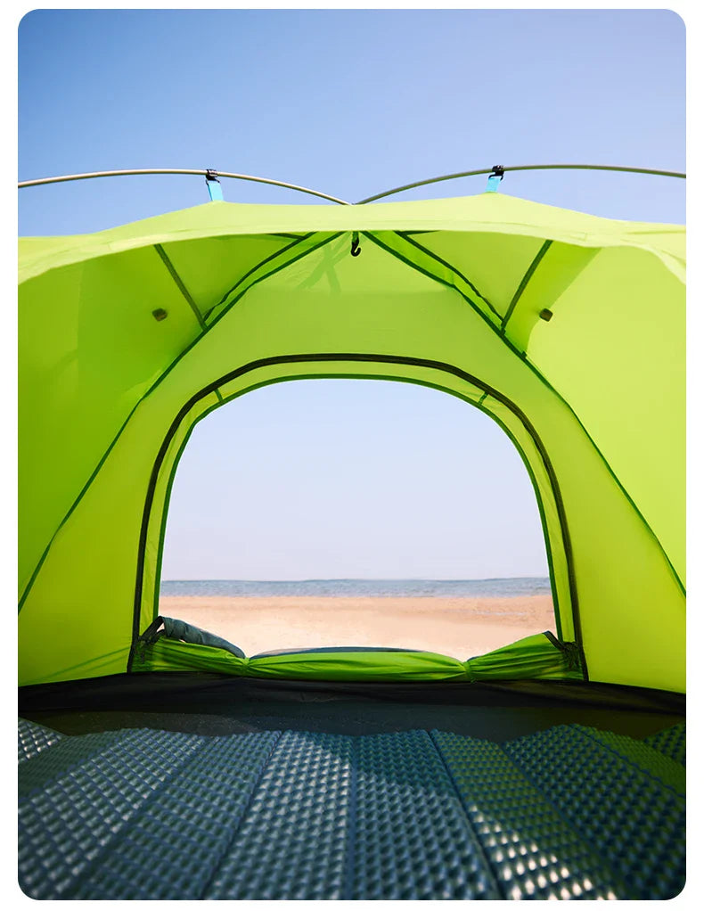 Naturehike P Series Single Deck Tent Portable Ultralight Foldable Single Layer 1-2 Persons UPF 40+UV Resistant Waterproof Camping Outdoor Mountaineering Hiking Family Heavy Duty Original Nature Hike