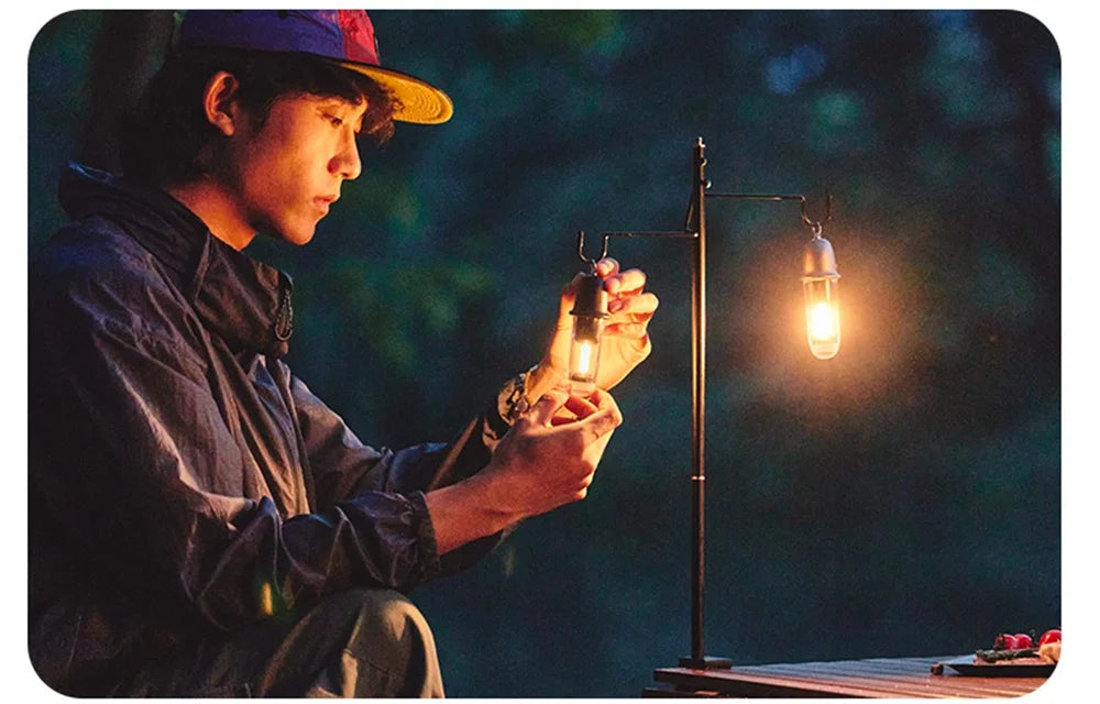 Naturehike 2-in-1 Atmosphere Light Portable Ultralight Ambient Lighting Lamps Light Outdoor Equipment Waterproof IPX4 Usage UP To 3-8H Type-C Charge Camping Hiking Picnic Travel Original Nature Hike