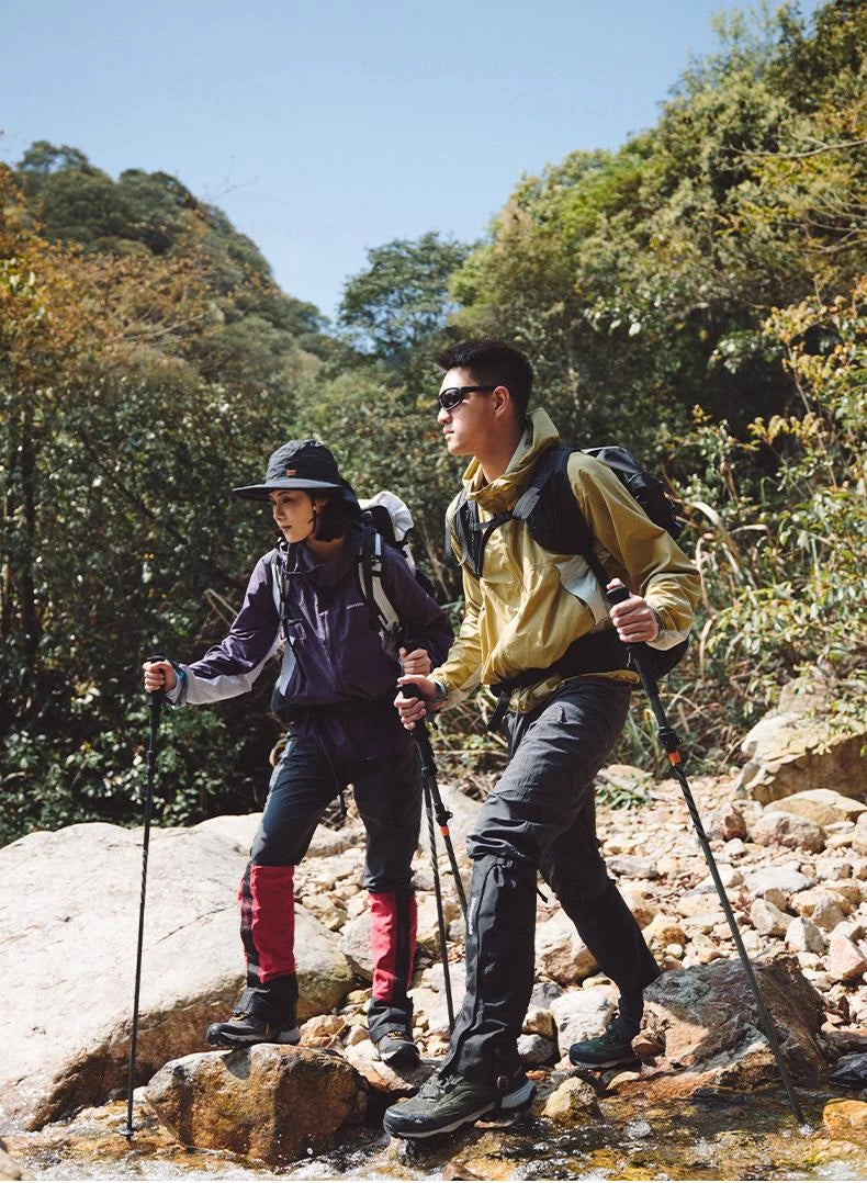 Naturehike UL Pro Mountaineering Stick Portable Ultralight 5-Section Folding Telescopic Walking Stick Pole Carbon Fiber Trekking Hiking Canes