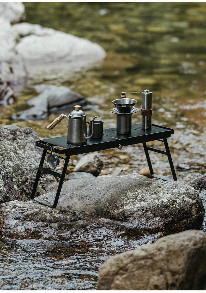 Naturehike Folding Barbecue Table Grill Box Portable Lightweight Multifunctional Foldable Black White BBQ Grill Rack Stove Table Supply Camping