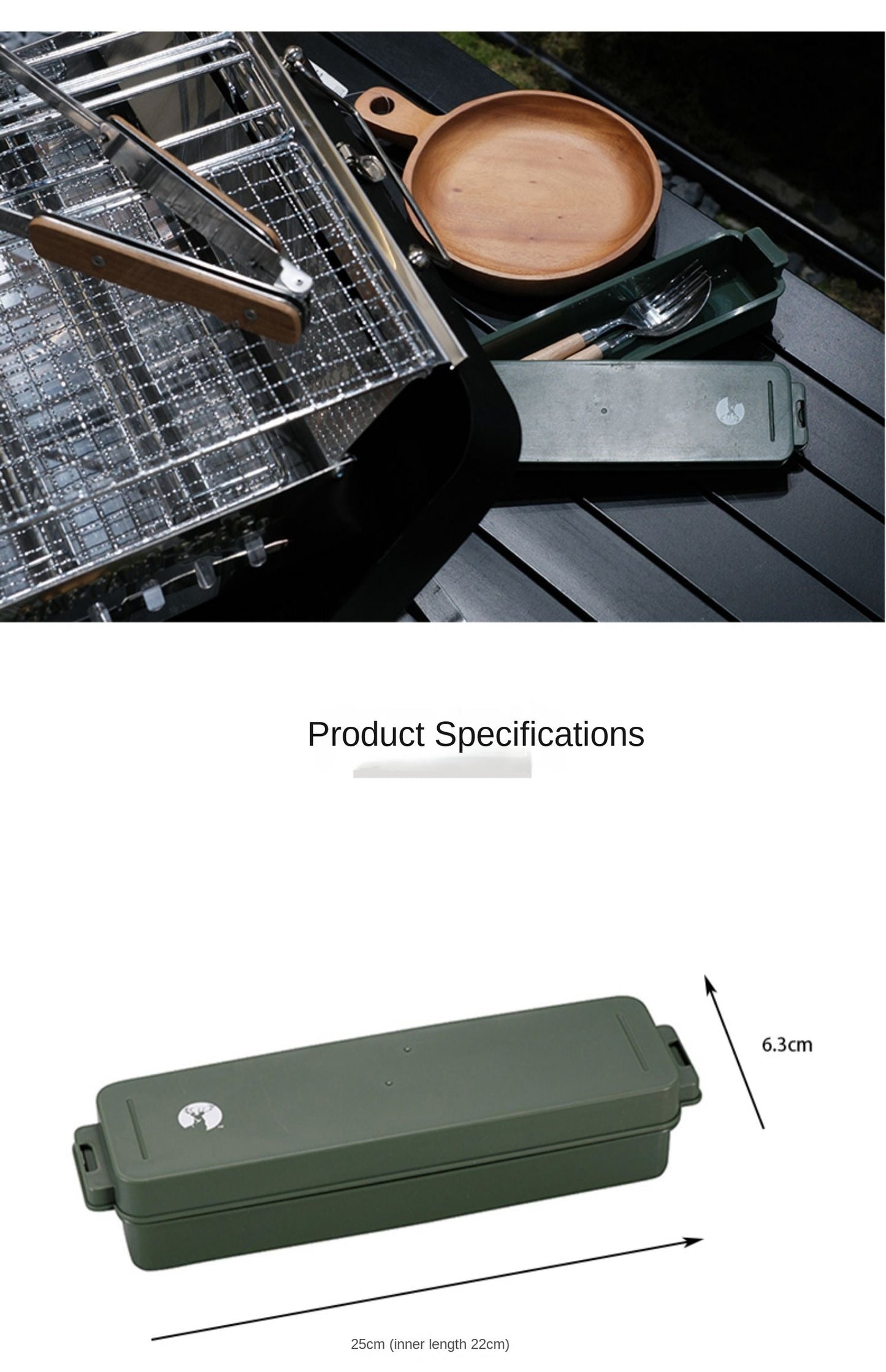 CAPTAIN STAG Cutlery Case Portable Lightweight Condiment Container Outdoor Camping Travel Utensil Storage Cooking Equipment Made in Japan UW-2029 UW-2038