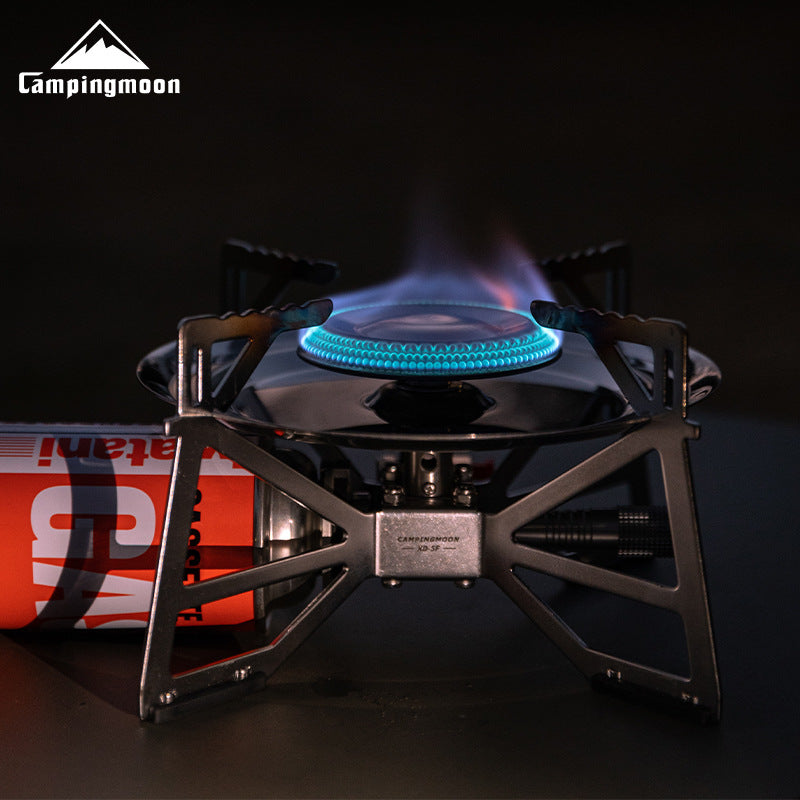 Campingmoon XD-5F IGT Cassette Stove Head Portable Lightweight Modular 1 Unit IGT Camping Butane Gas Stove Standard Nozzle Canister Tank 3.3kw Firepower