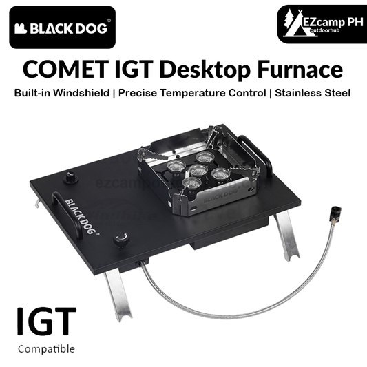 BLACKDOG COMET IGT Desktop Furnace Gas Stove 7200W Table Burner Strong Fire Heater Camping Cooking With Electronic Ignition