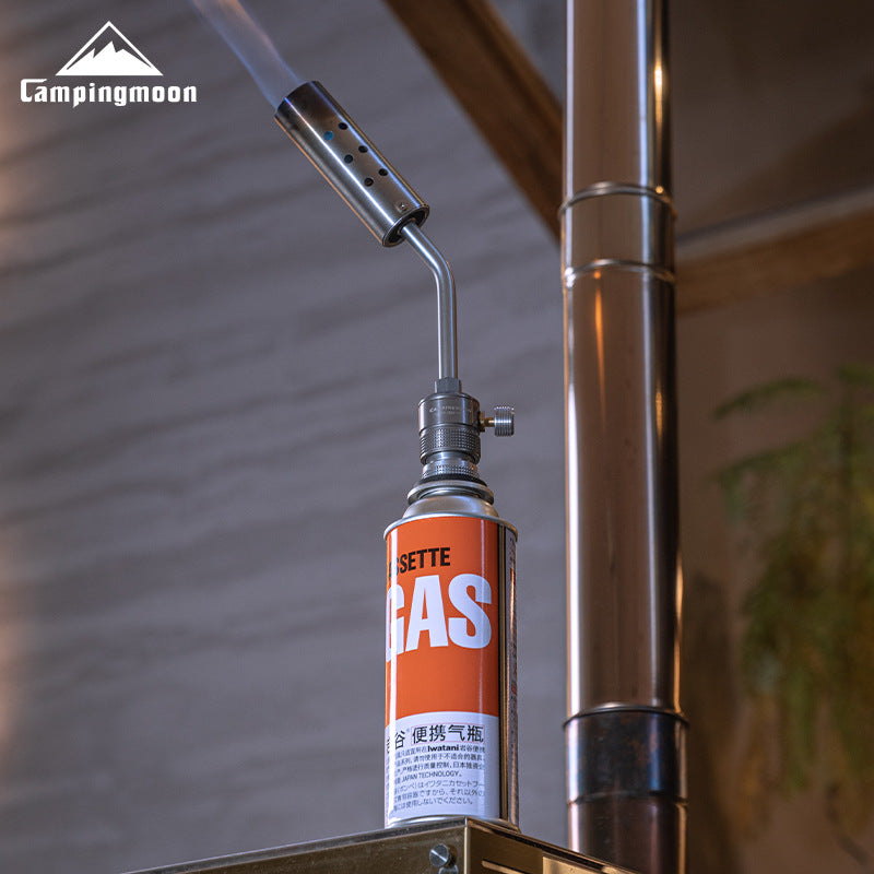 Campingmoon Z19 Propane To Standard Butane Converter Portable Connector Coleman Stove Torch Adapter To Nozzle Card Type Canister Fuel Adaptor