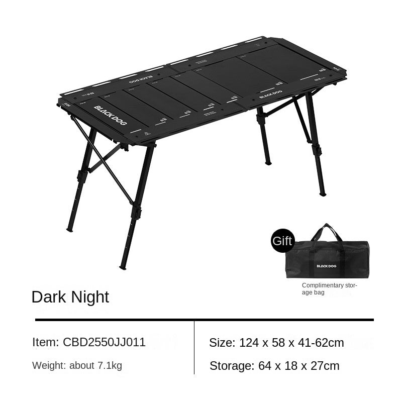 Blackdog MOVES Modular IGT Tactical Table Portable Black Folding Large Integrated Grill Table Up To 4.5 Units Of IGT Space Camping Kitchen BBQ Stove Table