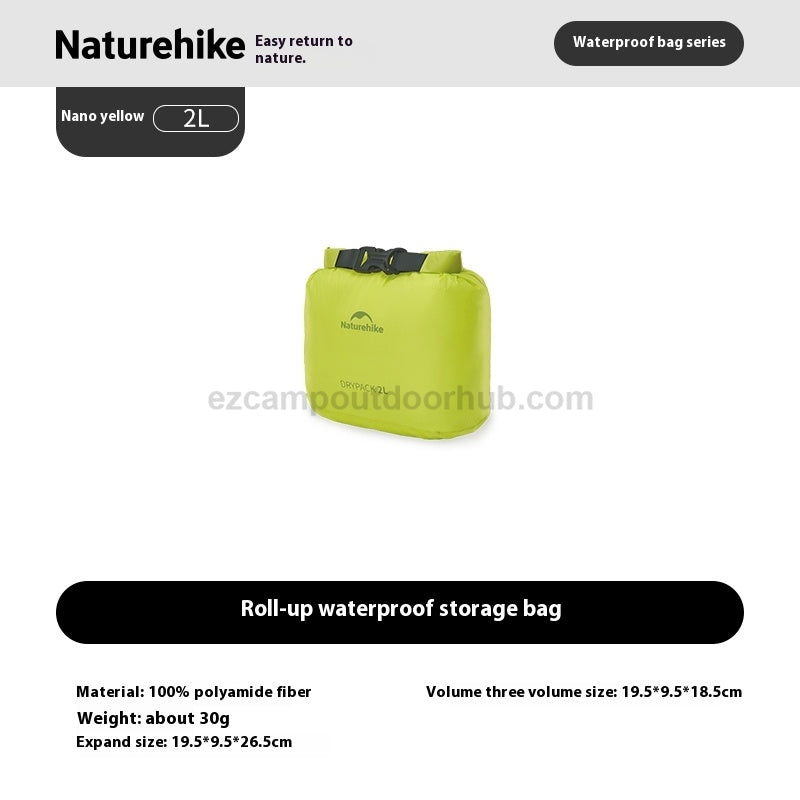 Naturehike Roll Up Dry Storage Bag Roll Top Ocean Pack Waterproof Moisture-Proof Tear Resistant Durable Vacuum Exhaust Compression Expansion