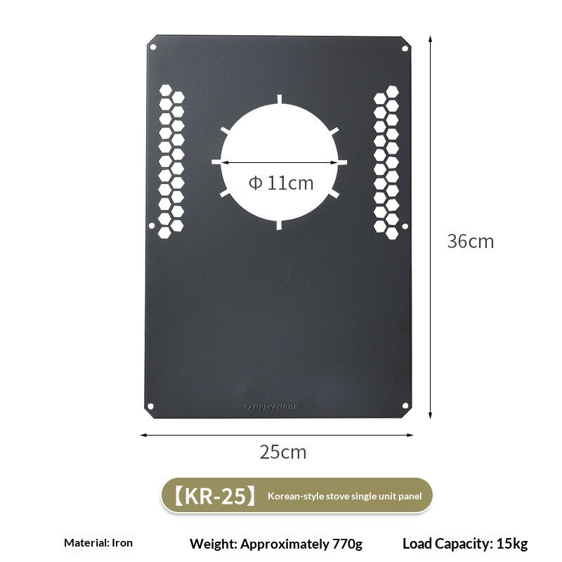 Campingmoon Korean-Style IGT Stove Unit Portable Board Multi-Purpose Middle Board Tabletop Picnic Tea Table Outdoor Camping Cookware Kitchenware