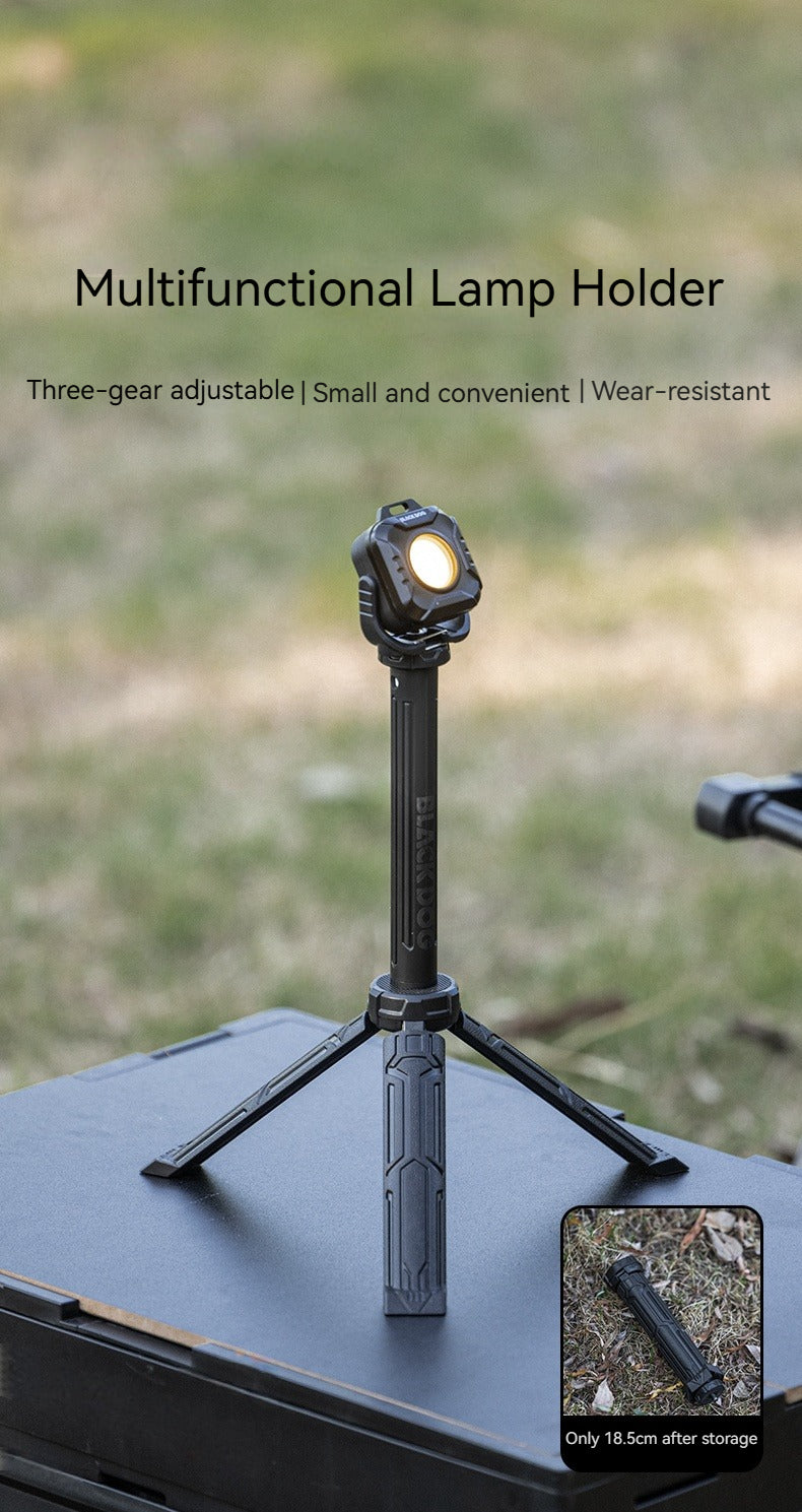 Blackdog Multifunctional Lamp Holder Portable Multipurpose Pan And Tilt Telescopic Foldable Tripod Stand Standard 1/4 Camera Lantern Light Mounting Thread