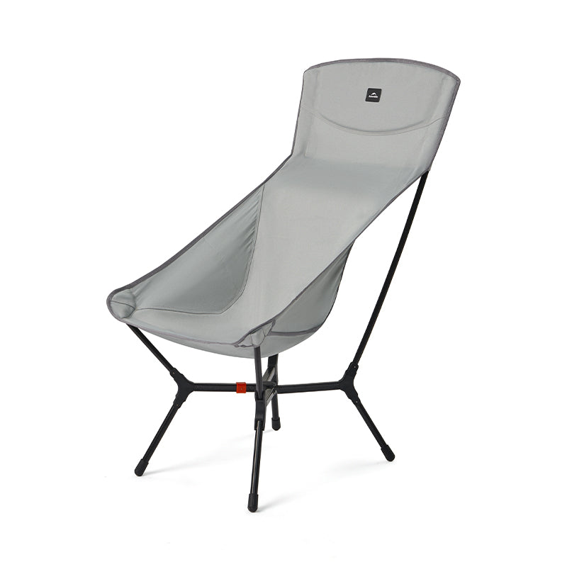 Naturehike YL01 Lightweight Chair Portable Camping Moon Chair Quick Open Wide Seats Load Bearing 150kg X-Type Mechanical Structure Folding Outdoor Chair