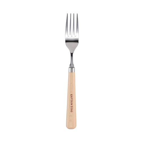 CAPTAIN STAG UW-2015/16 Hexagon Black Dessert Cutlery Portable Ultralight Spoon Fork Premium Stainless Titanium Plating Utensil Tableware UW-2005/06