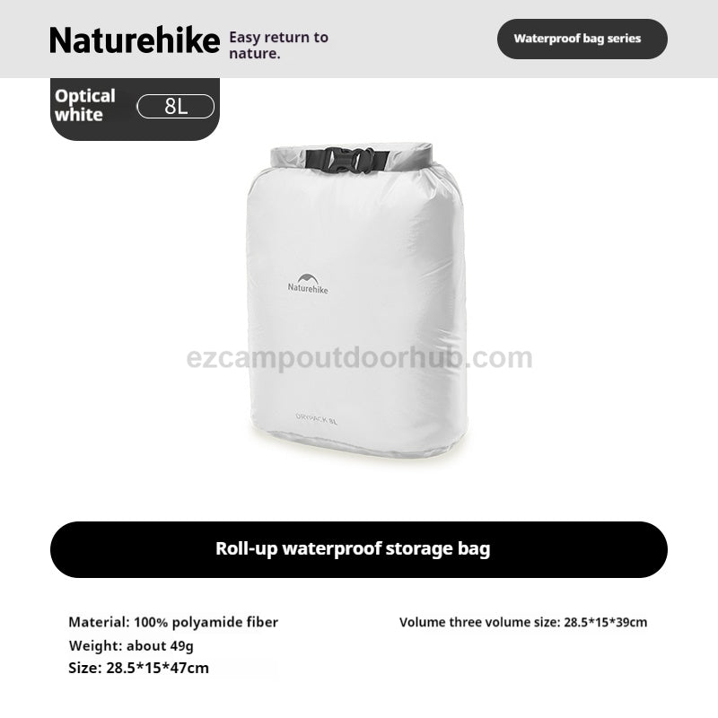 Naturehike Roll Up Dry Storage Bag Roll Top Ocean Pack Waterproof Moisture-Proof Tear Resistant Durable Vacuum Exhaust Compression Expansion