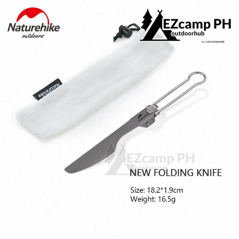 Naturehike Dinnerware Utensil Set Portable Ultralight Multifunctional Tableware Folding Fork Spoon Chopsticks Knife Spork Pure Titanium Outdoor