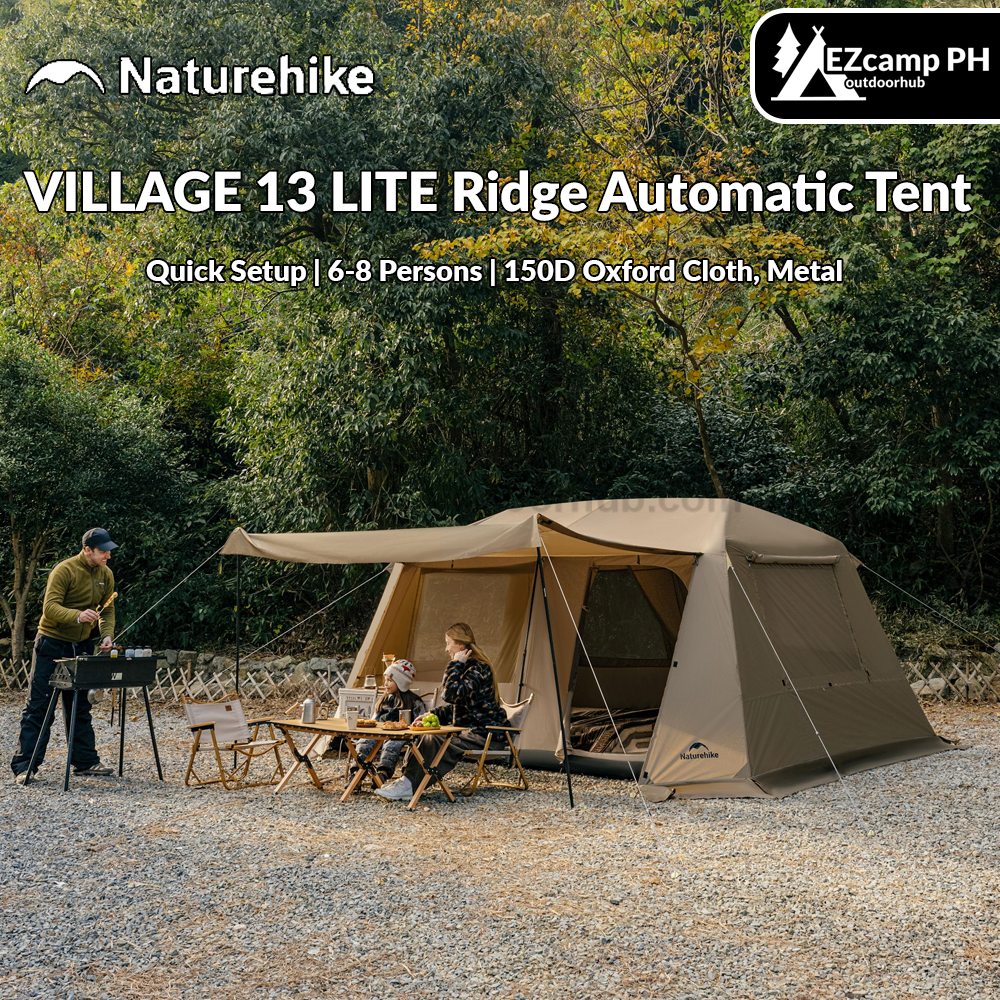 Naturehike VILLAGE 13 LITE Ridge Automatic Tent Fast Build Cabin