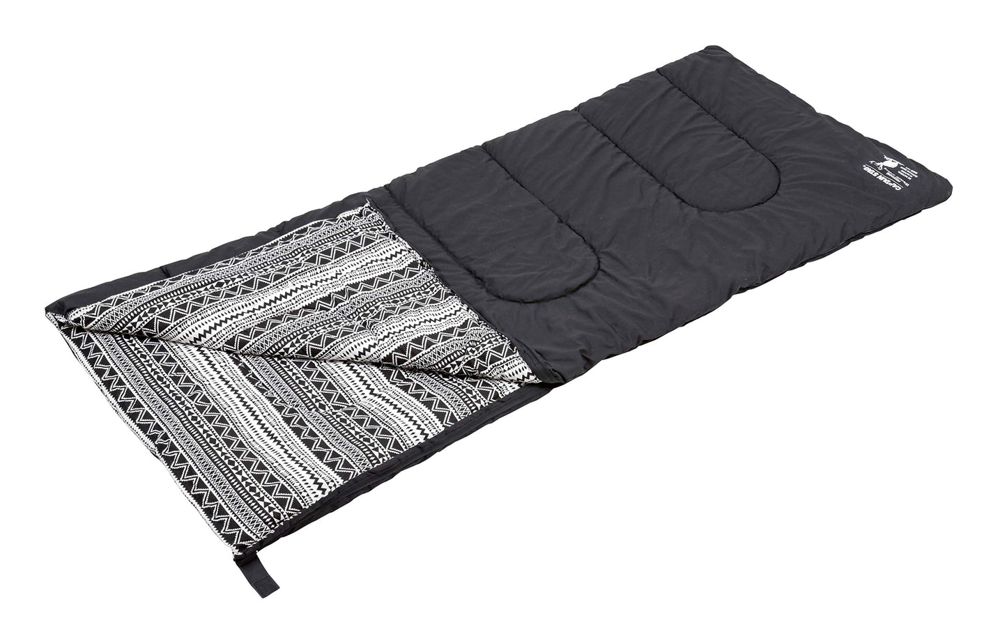 CAPTAIN STAG UB-0028 Cushion Sleeping Bag Portable Foldable Rectangular Pillow Black Label Cushion Envelope Type Machine Washable