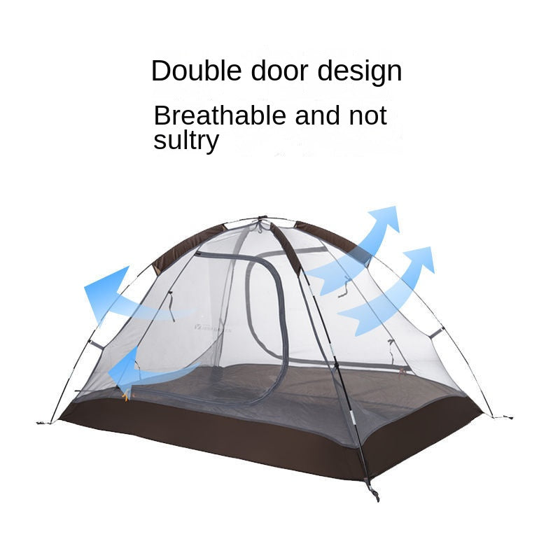 Mobi Garden T-Series Camping Tent Outdoor 2-3 Persons Alphine Professional Tent Waterproof Portable Ultralight Breathable 3 Season Double-Layer